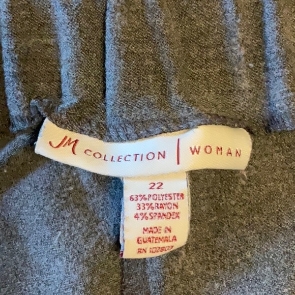 JM Collection Black Wide Leg Pants - Picture 3 of 4